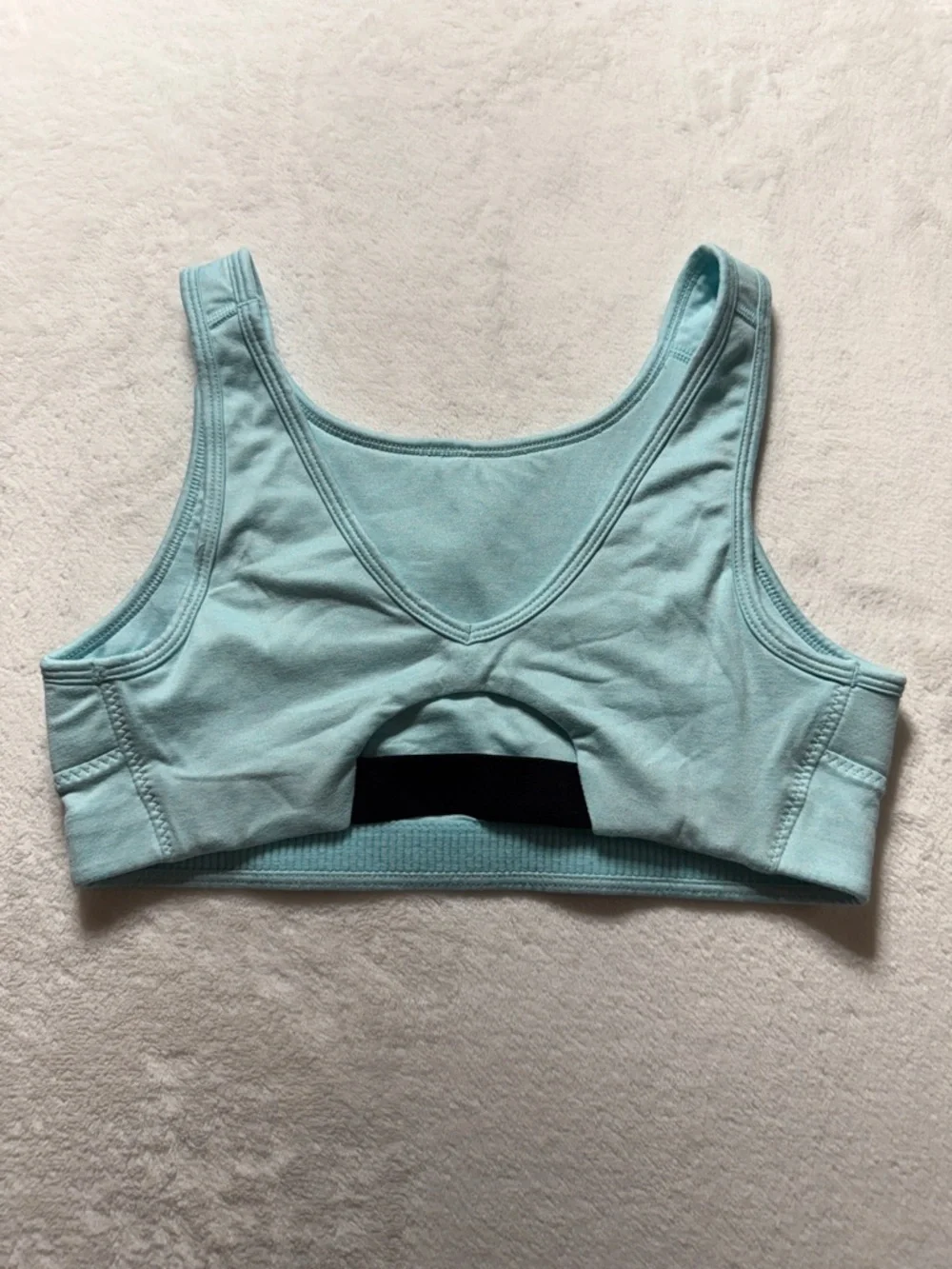 Nike Light Aqua Scoop-Back Sports Bra